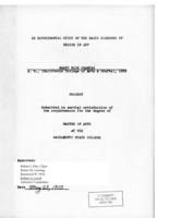 An experimental study of the basic elements of design in art