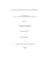 Analysis of SIP's applicability in Smart Grid environment