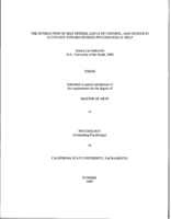 The interaction of self esteem, locus of control, and gender in attitudes toward seeking psychological help