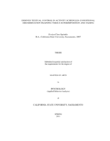 Derived textual control in activity schedules: conditional discrimination training versus superimposition and fading