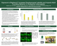 Exposure to bisphenol F increases developmental lethality and impacts adult courtship behavior in Drosophila melanogaster