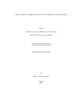 Non-custodial father’s satisfaction of visitation center services