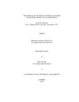 The effects of student-centered activities on student math fact automaticity