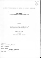 A study of the amphibians of central and northern California