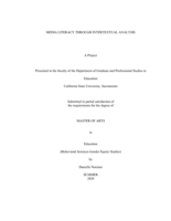Media literacy through intertextual analysis