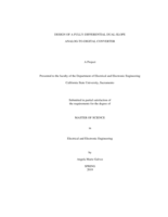 Design of a fully-differential dual-slope analog-to-digital converter