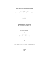 Fifth-grade reading intervention