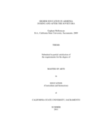 Higher education in Armenia during and after the Soviet era