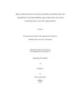 Metal substitution of natural zeolites clinoptilolite and mordenite via hydrothermal dealumination and atom planting for catalytic applications