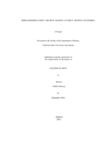 The Berolzheimer Family Archive: making a small archive accessible