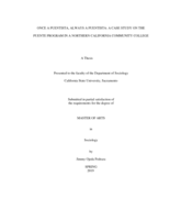 Once a puentista, always a puentista: a case study on the Puente program in a Northern California Community College