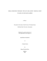 Serial homicides compared: the East Area Rapist / Original Night Stalker and Richard Ramirez