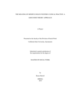 The meaning of mindfulness in Western clinical practice: a grounded theory approach