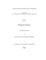 Voice recognition system in noisy environment