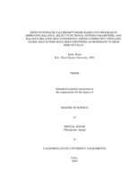 Effectiveness of FallProof home-based DVD program in improving balance, select functional fitness parameters, and balance-related confidence among community-dwelling older adults who have been identified as moderate to high risk of falls