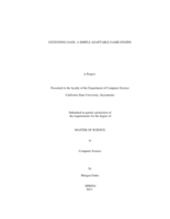 Extending SAGE: a simple adaptable game engine