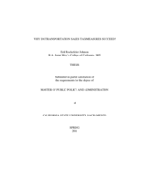 Why do transportation sales tax measures succeed?