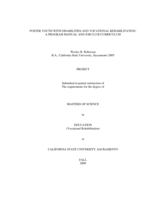 Foster youth with disabilities and vocational rehabilitation: a program manual and job club curriculum
