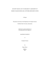 Security issues and vulnerability assessment of Zigbee enabled home area network implementations