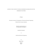 Review of the concepts to increase distributed generation into the  distribution network