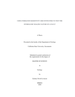 Using formation resistivity discontinuities to test the hydrologic sealing nature of a fault
