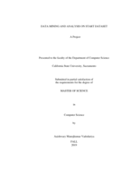 Data mining and analysis on START dataset