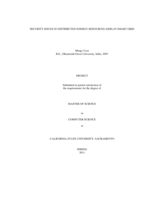 Security issues in distributed energy resources (DER) in smart grid