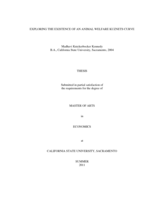Exploring the existence of an animal welfare Kuznets curve