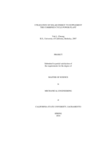 Utilization of solar energy to supplement the combined cycle power plant