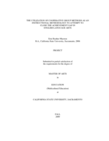 The utilization of cooperative group methods as an instructional methodology to attempt to close the achievement gap in English language arts