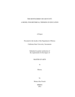 The Montgomery bus boycott: a model for historical thinking in education