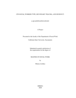CPS social worker type, secondary trauma, and burnout: a quantitative study