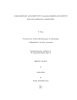 Complementary and competitive dialogs: diabetes and identity in Native American communities