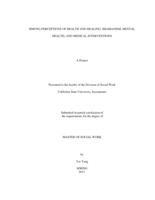 Hmong perceptions of health and healing: shamanism, mental health, and medical interventions