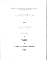 Terror management theory and just world beliefs: an integrative approach