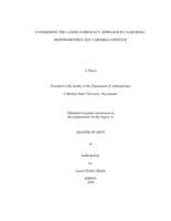 Considering the canine surrogacy approach in California: morphometrics and variable contexts