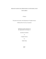 Message passing multiprocessing system simulation using Simics