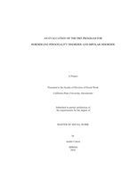 An evaluation of the DBT program for borderline personality disorder and bipolar disorder