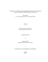 The impact of internalized homophobia, sexual identity, and disclosure on work related attitudes