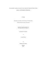 Engagement among students and unknown persons while using social networking websites