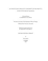 An evidence-based approach to assessment and treatment in a patient with chronic paraplegia