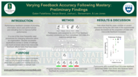 Varying feedback accuracy following mastery: preliminary findings