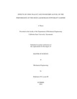 Effects of using walnut and woodchips as fuel on the performance of the modular biomass downdraft gasifier