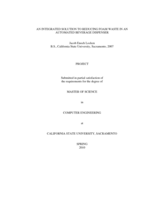 An integrated solution to reducing foam waste in an automated beverage dispenser