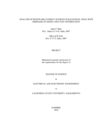 Analysis of renewable energy sources in Rajasthan, India with emphasis on sizing and cost optimization