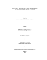 Association analysis of galectin gene promoter polymorphisms with multiple cancers