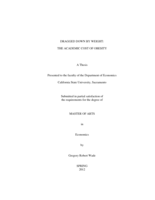 Dragged down by weight: the academic cost of obesity