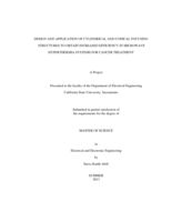 Design and application of cylindrical and conical focusing structures to obtain increased efficiency in microwave hyperthermia systems for cancer treatment