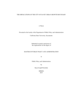 The implications of the City of Davis' urban growth boundary