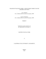 Childhood traumatic grief: a groupwork curriculum for children and teens